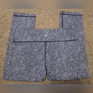 lululemon athletica Black & White Patterned Leggings